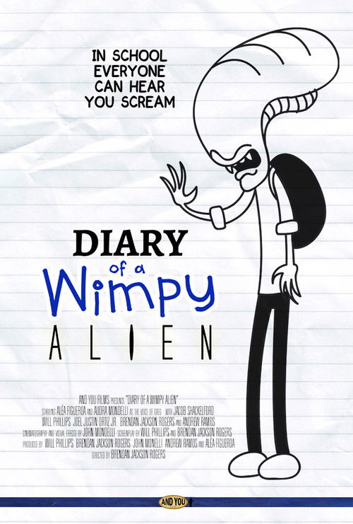 Series poster for Diary of a Wimpy Alien (2017)