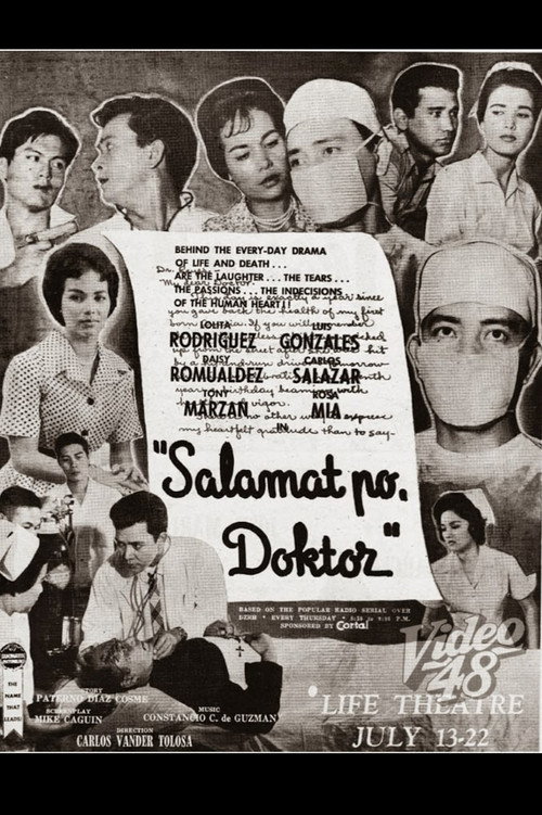 Movie poster for Salamat Po, Doktor (1960)