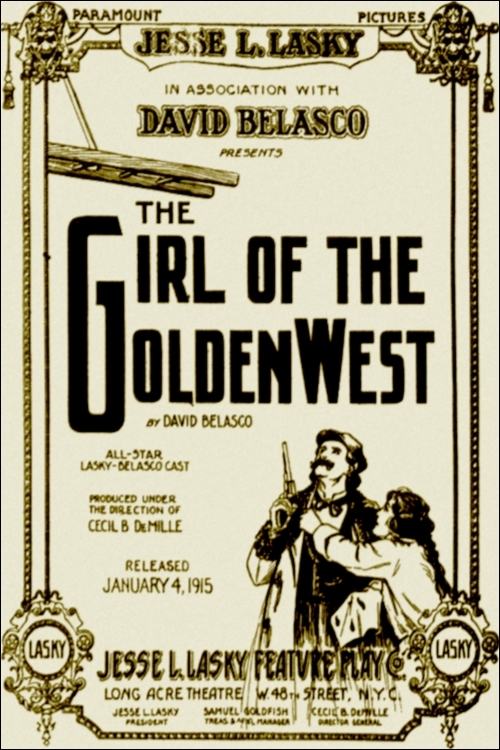 Movie poster for The Girl of the Golden West (1915)