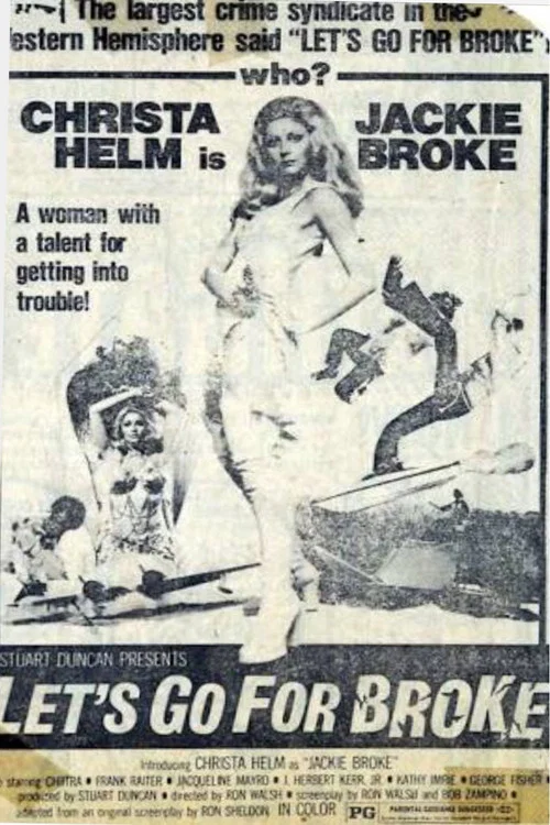Movie poster for Let's Go for Broke (1974)