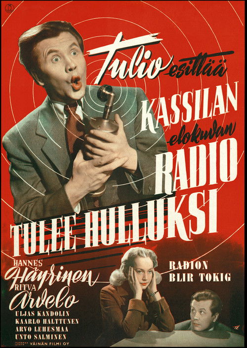 Radio tulee hulluksi poster