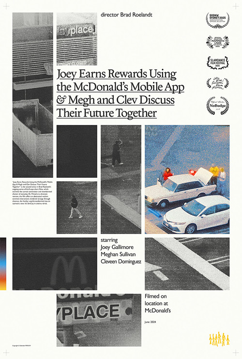 Movie poster for Joey Earns Rewards Using the McDonald's Mobile App & Megh and Clev Discuss Their Future Together (2024)