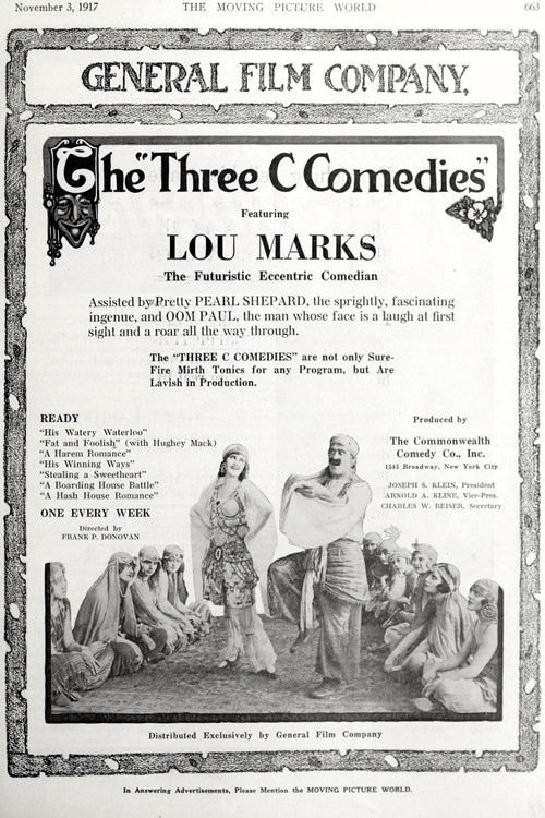 Movie poster for A Hash House Romance (1917)