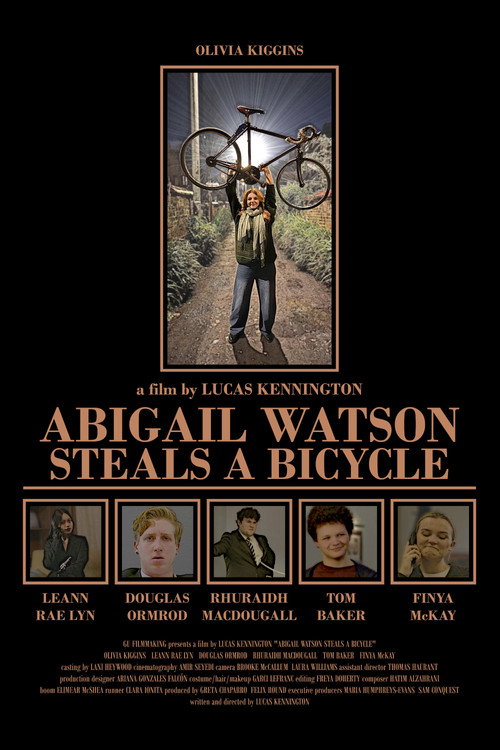 Movie poster for Abigail Watson Steals a Bicycle (2026)