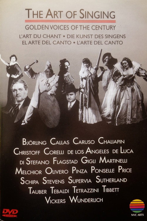 Movie poster for The Art of Singing: Golden Voices of the Century (1998)