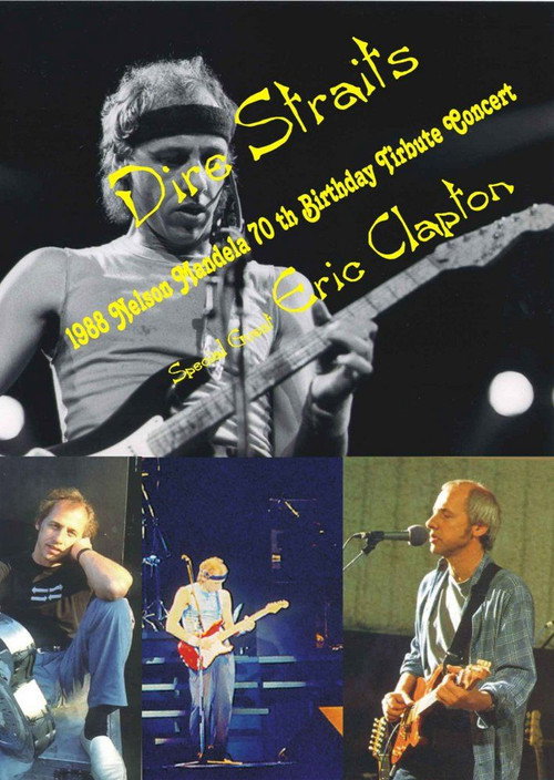 Movie poster for Dire Straits with Eric Clapton - Nelson Mandela 70th Birthday Tribute (1988)