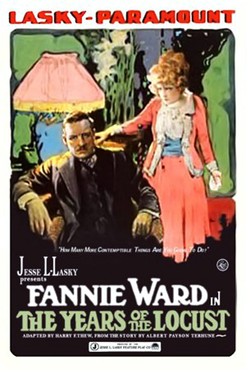 Movie poster for The Years of the Locust (1916)