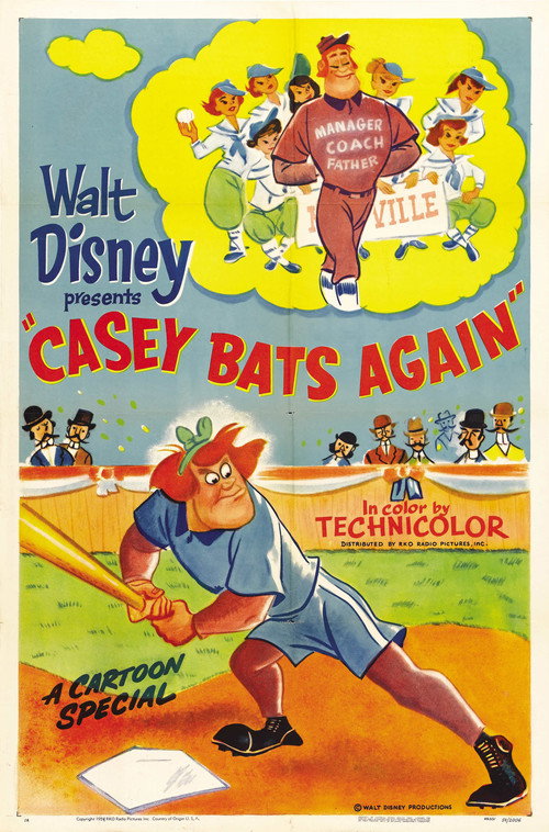 Movie poster for Casey Bats Again (1954)