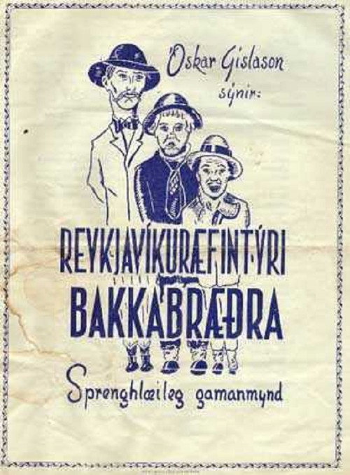 Movie poster for The Bakkabrothers go to Reykjavík (1951)