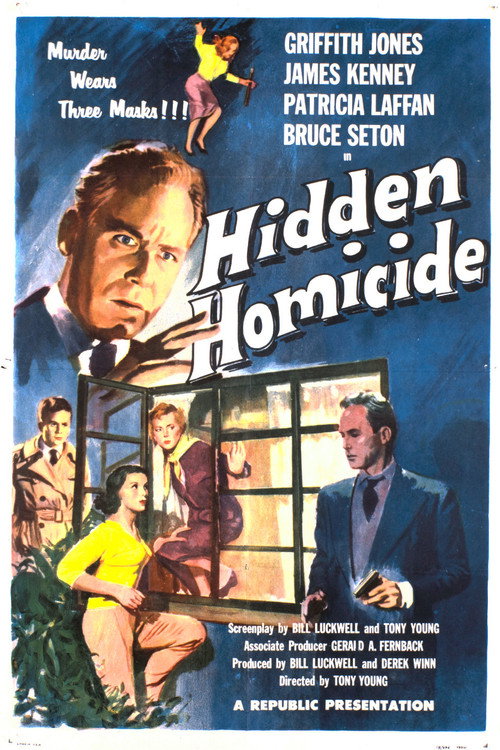 Movie poster for Hidden Homicide (1959)
