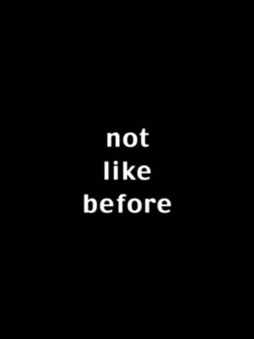 Movie poster for Not Like Before (2005)