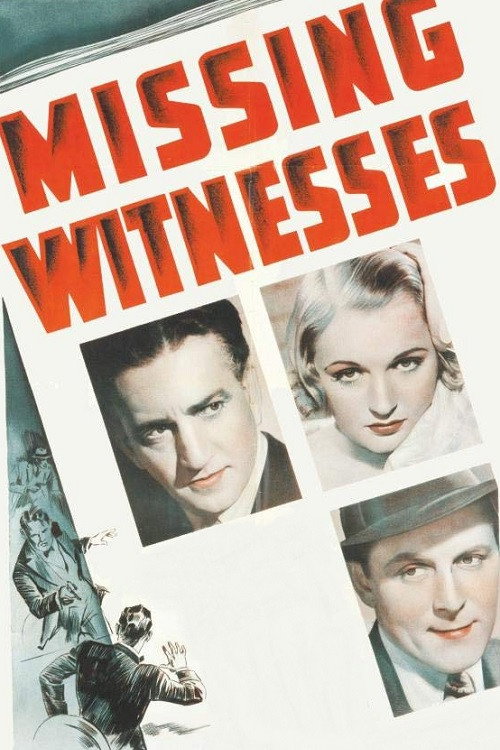 Movie poster for Missing Witnesses (1937)