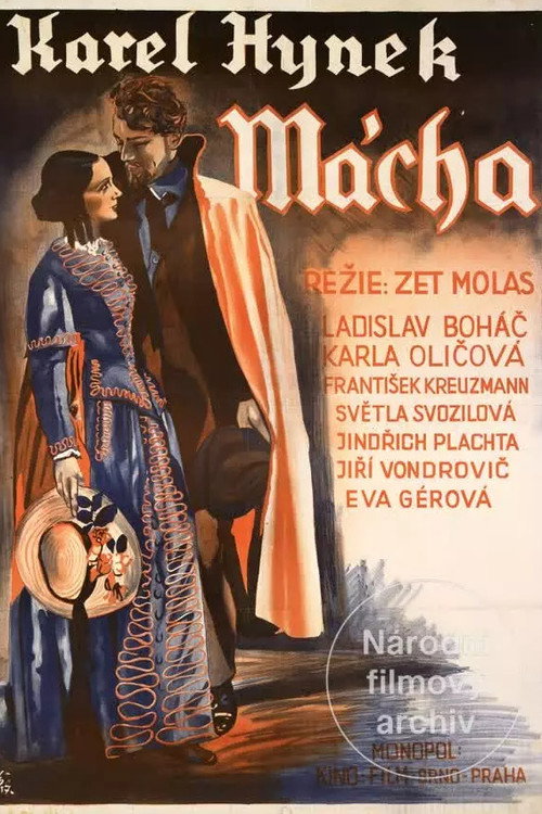 Movie poster for Karel Hynek Mácha (1937)