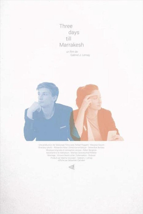 Movie poster for Three Days Till Marrakesh (2020)