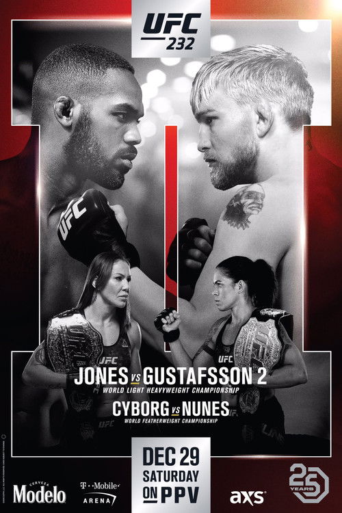 Movie poster for UFC 232: Jones vs. Gustafsson 2 (2018)