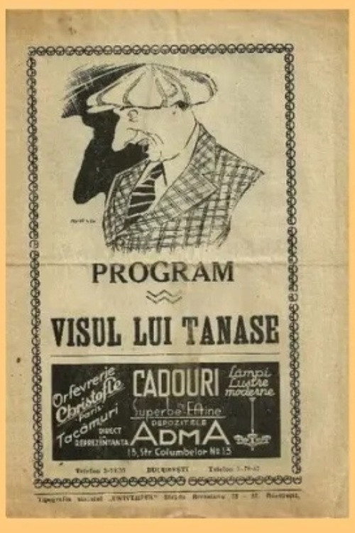 Movie poster for Visul lui Tanase (1932)
