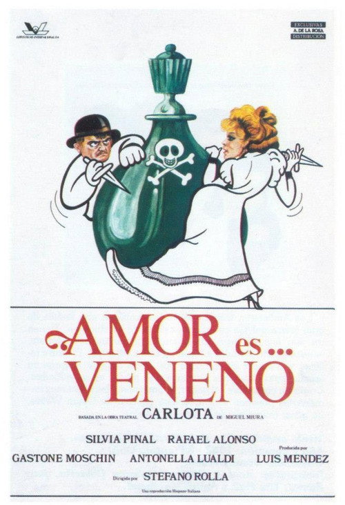 Movie poster for Amor es... veneno, Carlota (1981)
