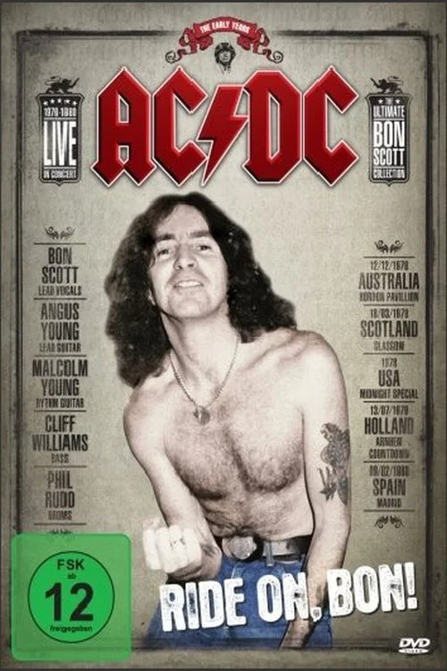 Movie poster for AC/DC - Ride On, Bon! (2004)