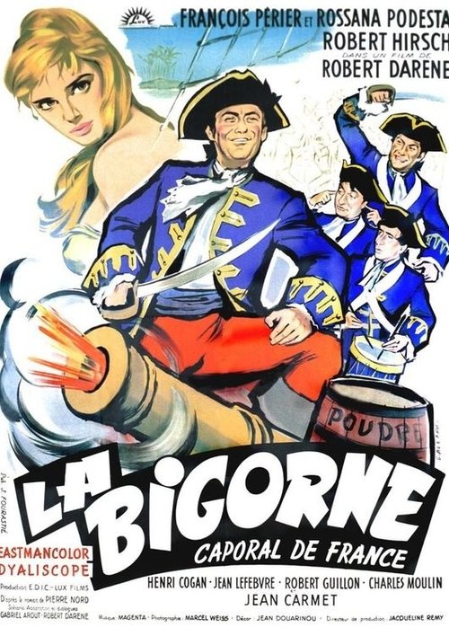 Movie poster for The Amorous Corporal (1958)