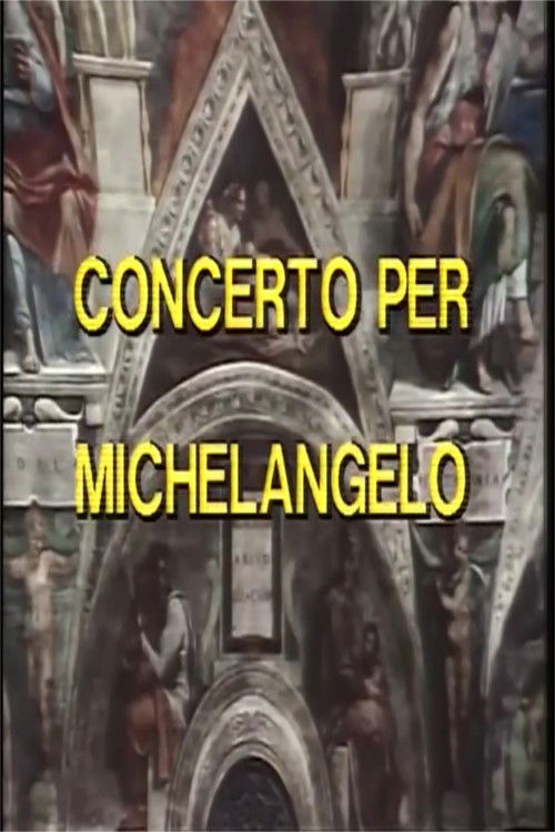 Movie poster for Concert for Michelangelo (1977)