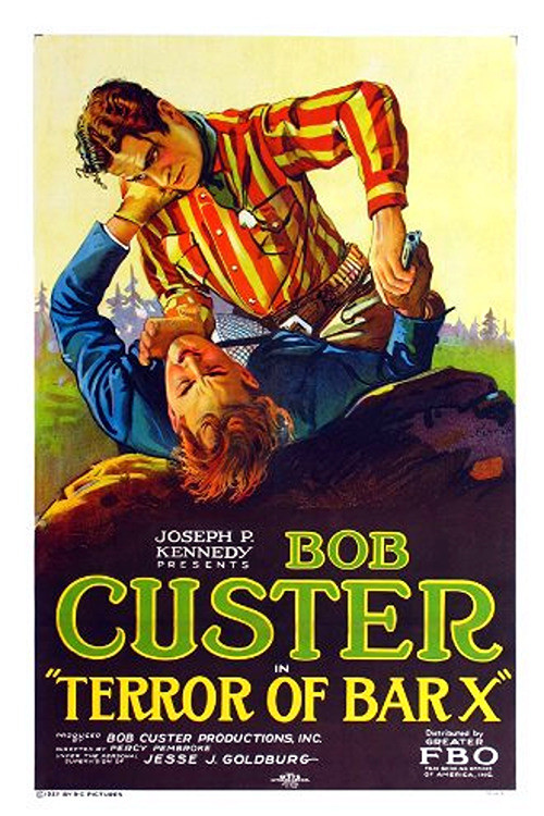 Movie poster for The Terror of Bar X (1927)
