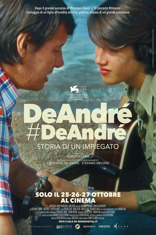 Movie poster for DeAndré#DeAndré - Storia di un impiegato (2021)