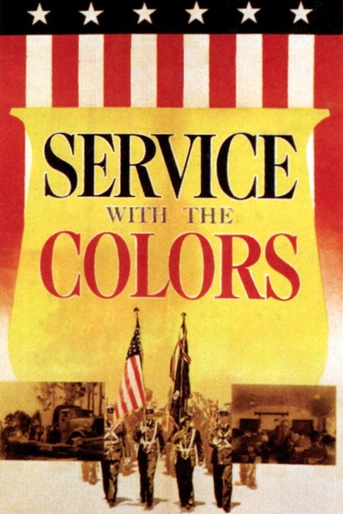Movie poster for Service with the Colors (1940)
