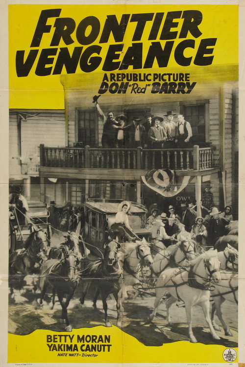 Movie poster for Frontier Vengeance (1940)