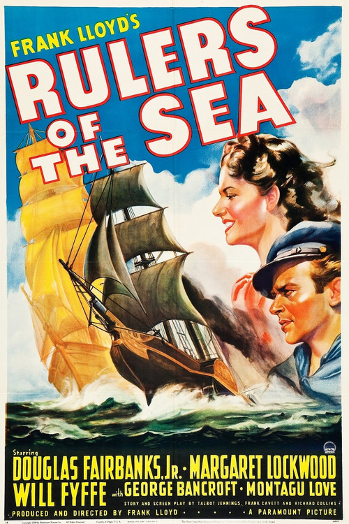 Movie poster for Rulers of the Sea (1939)