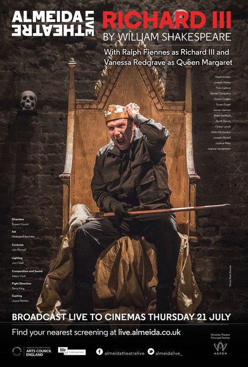 Movie poster for Almeida Theatre Live: Richard III (2016)