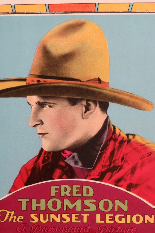 Movie poster for The Sunset Legion (1928)