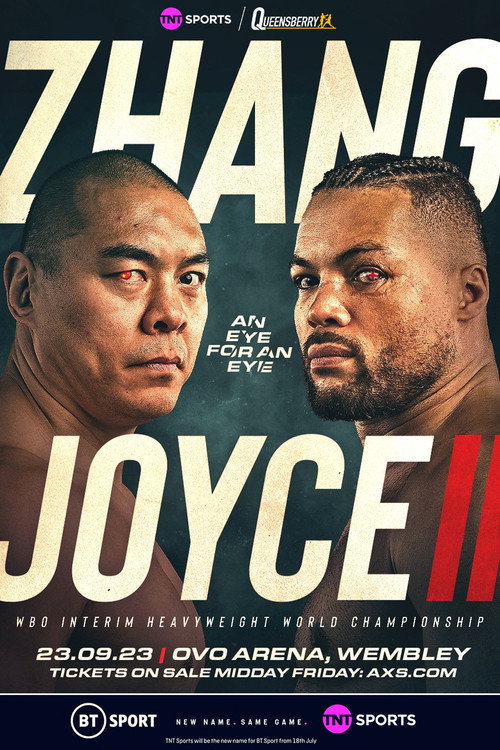 Movie poster for Zhilei Zhang vs. Joe Joyce II (2023)