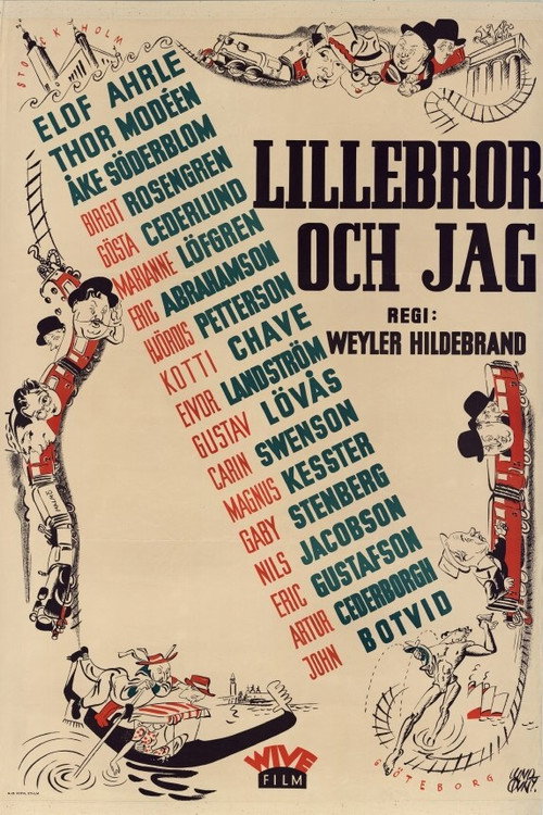 Movie poster for Lillebror och jag (1940)