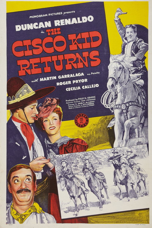 Movie poster for The Cisco Kid Returns (1945)