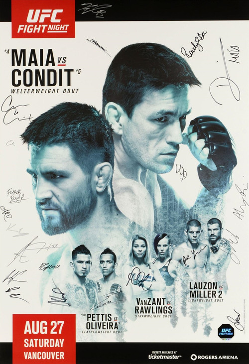 Movie poster for UFC on Fox 21: Maia vs. Condit (2016)