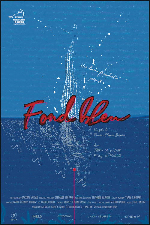 Movie poster for Fond bleu (2021)