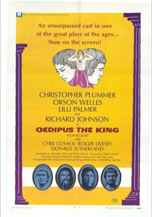 Movie poster for Oedipus the King (1968)