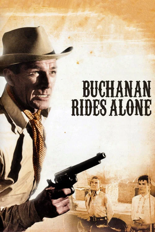 Movie poster for Buchanan Rides Alone (1958)