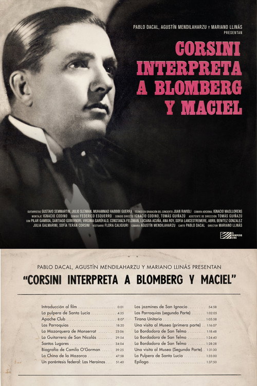 Movie poster for Corsini Sings Blomberg & Maciel (2021)