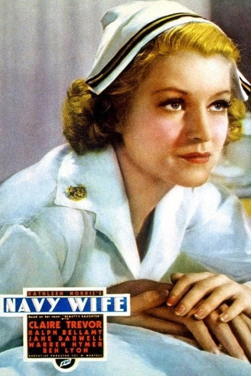 Movie poster for Navy Wife (1935)