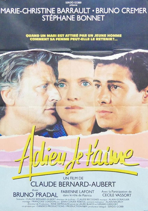 Movie poster for Adieu, je t'aime (1988)