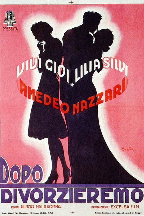Movie poster for Dopo divorzieremo (1940)