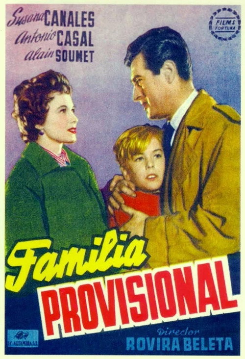 Movie poster for Familia provisional (1958)
