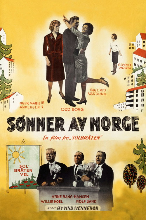 Movie poster for Sønner av Norge (1961)