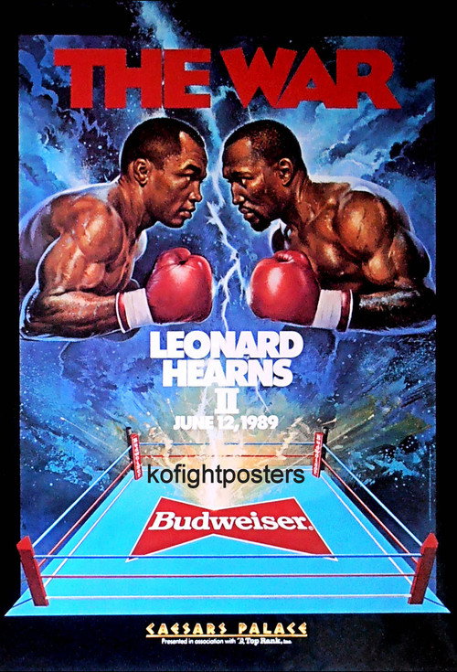 Movie poster for Sugar Ray Leonard vs. Thomas Hearns II (1989)