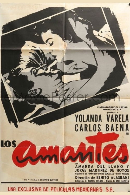 Movie poster for Los amantes (1956)