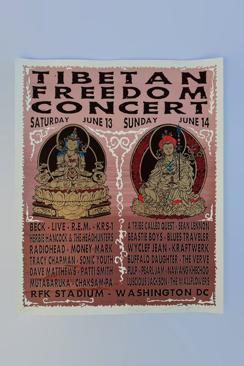 Movie poster for Tibetan Freedom Concert (1996)