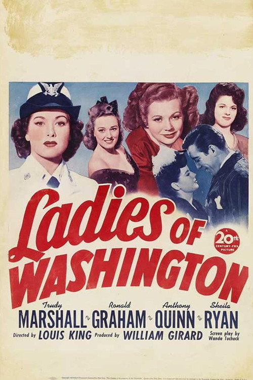 Movie poster for Ladies of Washington (1944)