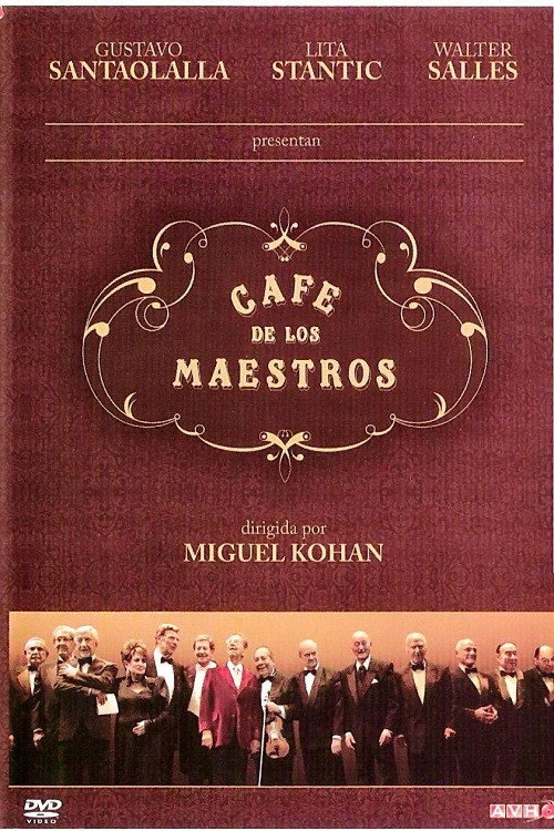 Movie poster for Café de los maestros (2008)