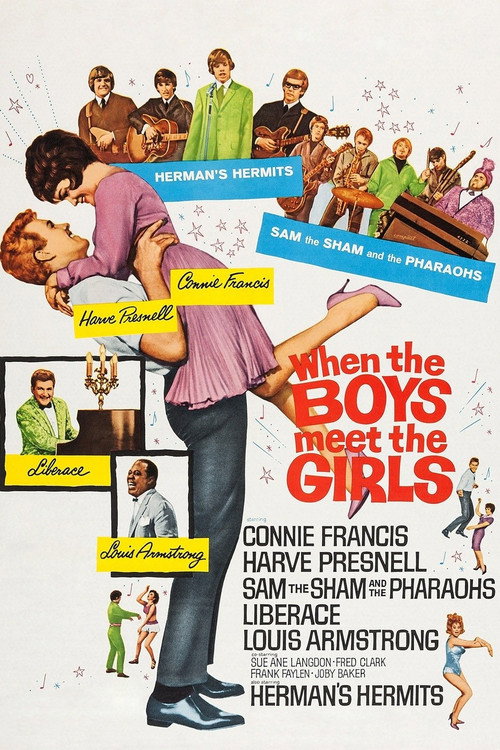 Movie poster for When the Boys Meet the Girls (1965)